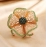 Fashionable new exaggerated opening, three-dimensional noble temperament, retro hollowed out diamond inlaid flower large ring