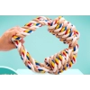 Popular spot pet products, dog cotton rope toys, large, medium and large dog teeth grinding interactive bite resistant tug of war knots